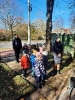 Żabki pod pomnikiem żołnierzy AK  2.11.2023r.
