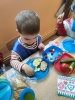 Smerfy poznają zawód -intendentka i robią zdrowe kanapki - 13.12.2023 r.