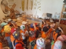 Tygryski w zagrodzie edukacyjnej 