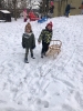 Zabawy na śniegu u Żabek 22.01.23r.
