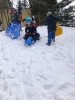 Zabawy na śniegu u Żabek 22.01.23r.