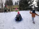 Zabawy na śniegu u Żabek 22.01.23r.