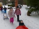 Zabawy na śniegu u Delfinków 22.01.23r.