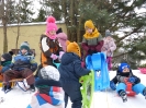 Zabawy na śniegu u Delfinków 22.01.23r.