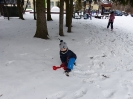Zabawy na śniegu u Delfinków 22.01.23r.