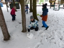 Zabawy na śniegu u Delfinków 22.01.23r.